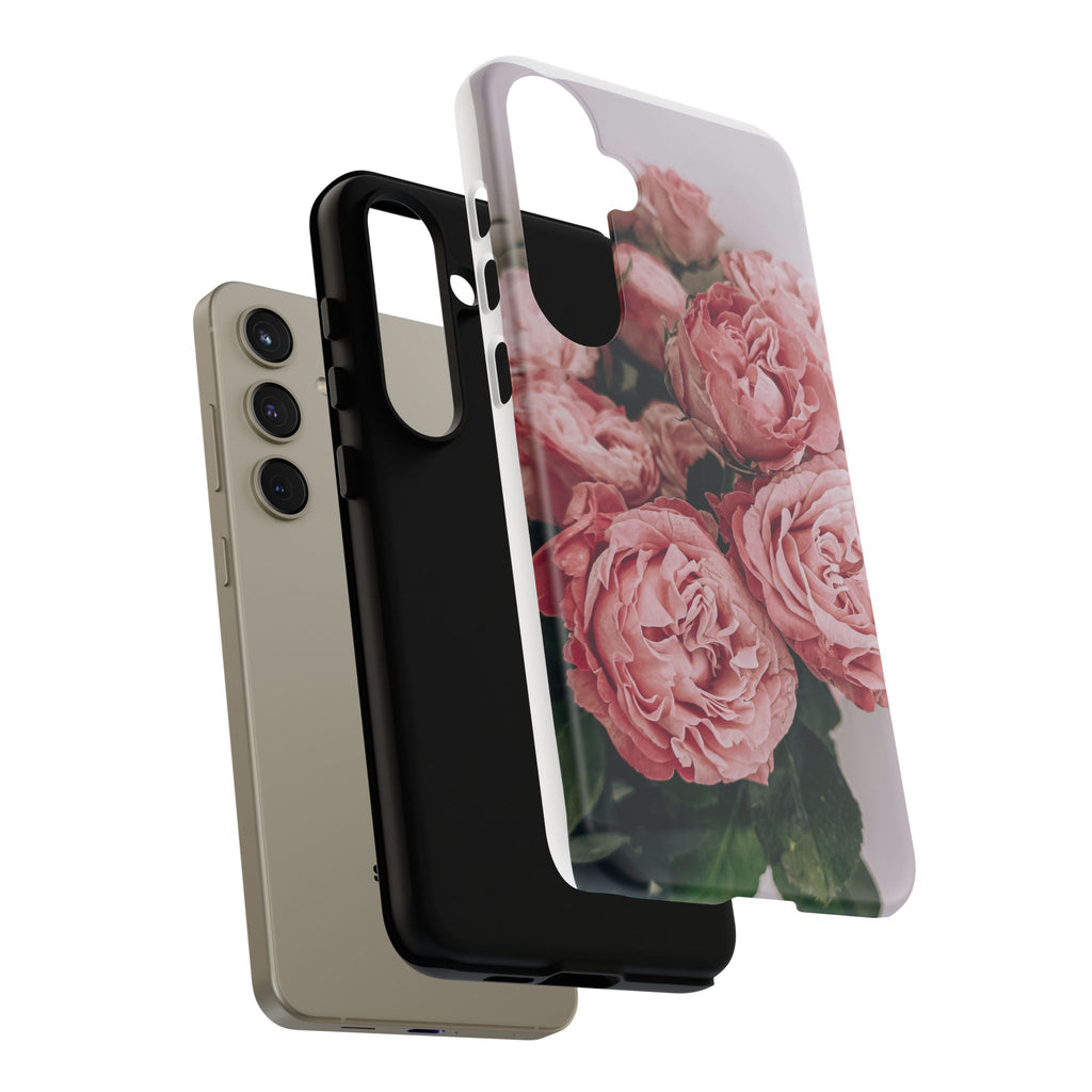 Tough Case — Pink Peonies Floral Phone Case