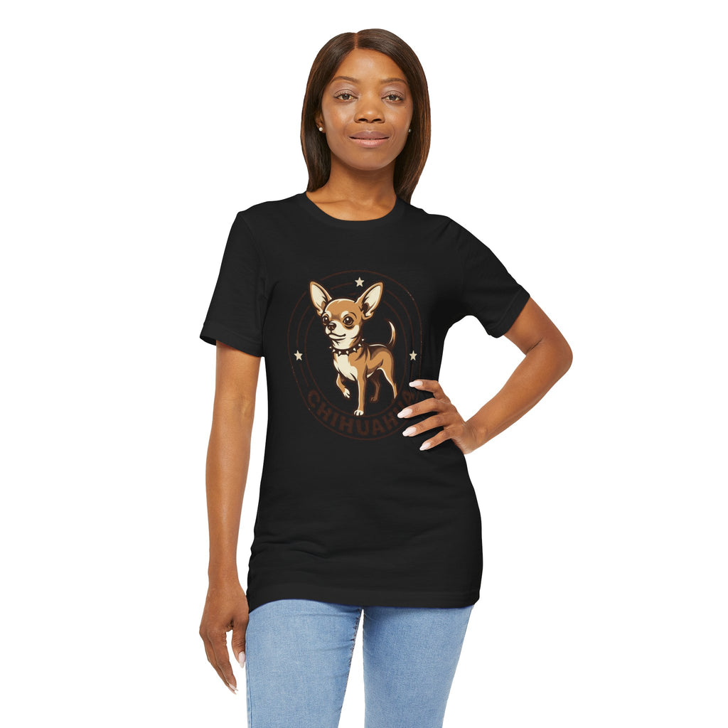 Chihuahua Graphic Tee — Cute Cartoon Dog T‑Shirt for Chihuahua Lovers