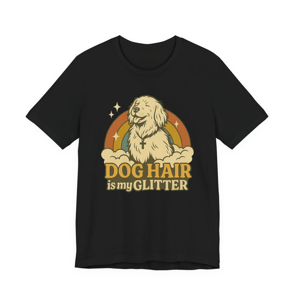 "Dog Hair Is My Glitter" – Retro Golden Vibes Edition