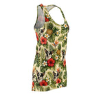 Tropical Chihuahua Racerback Dress – Pineapple & Hibiscus AOP