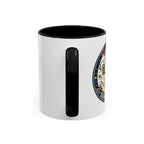 Space Camper Patch Coffee Mug — Retro Astronaut Camper 11/15oz Accent Mug