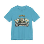 Argentina Soccer T-Shirt — "Nací en Argentina, ¿Qué más querés?" Vintage Football Tee