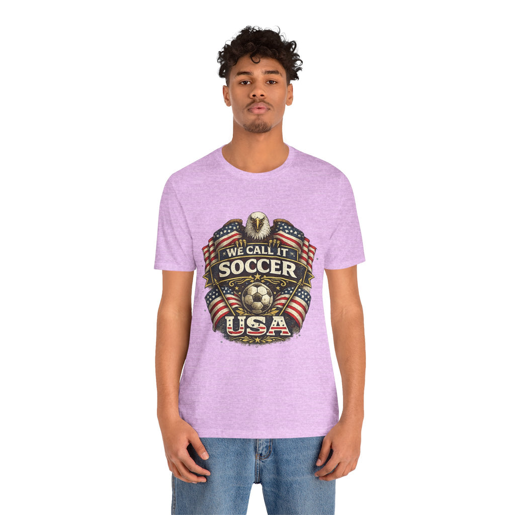 We Call It Soccer USA T-Shirt – Patriotic Eagle Soccer Tee