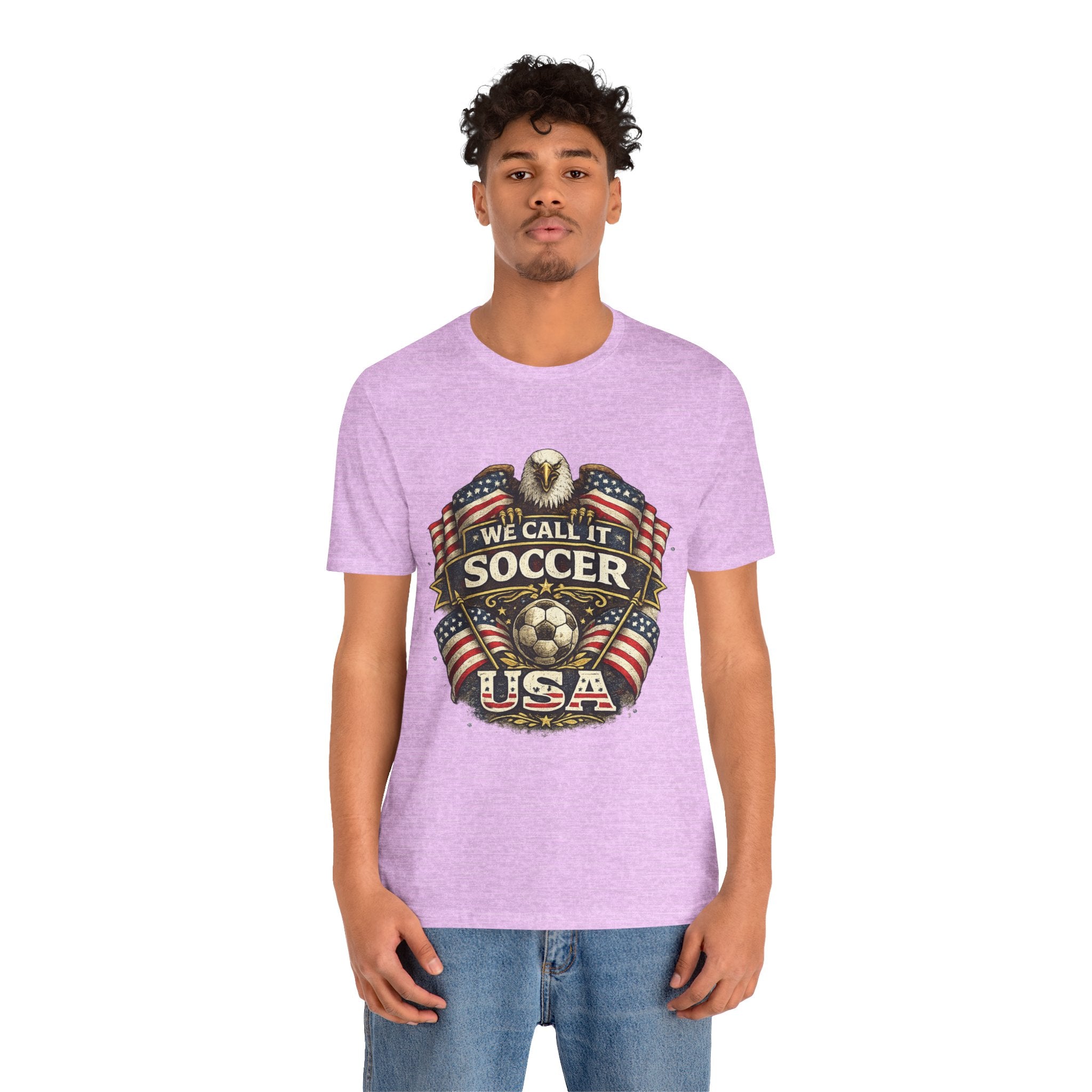 We Call It Soccer USA T-Shirt – Patriotic Eagle Soccer Tee