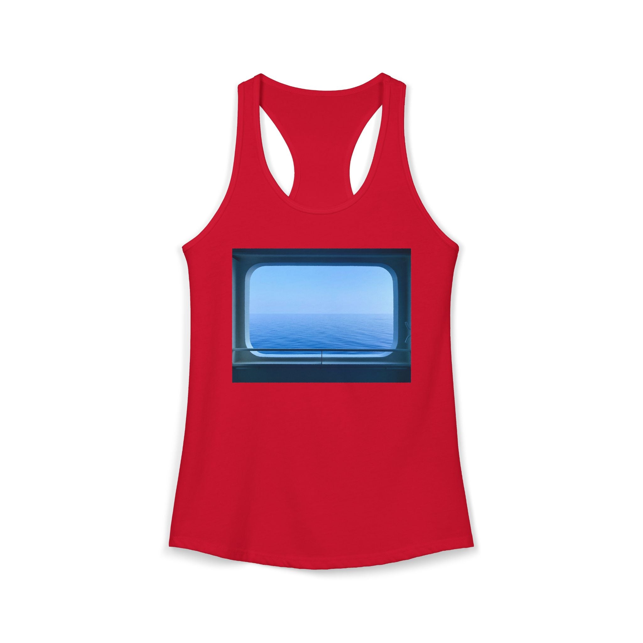 Women's Ideal Racerback Tank - Summer Ocean View