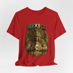Mexico 2026 Aztec Warrior T-Shirt — Vintage Mexican Pride Soccer World Cup Tee