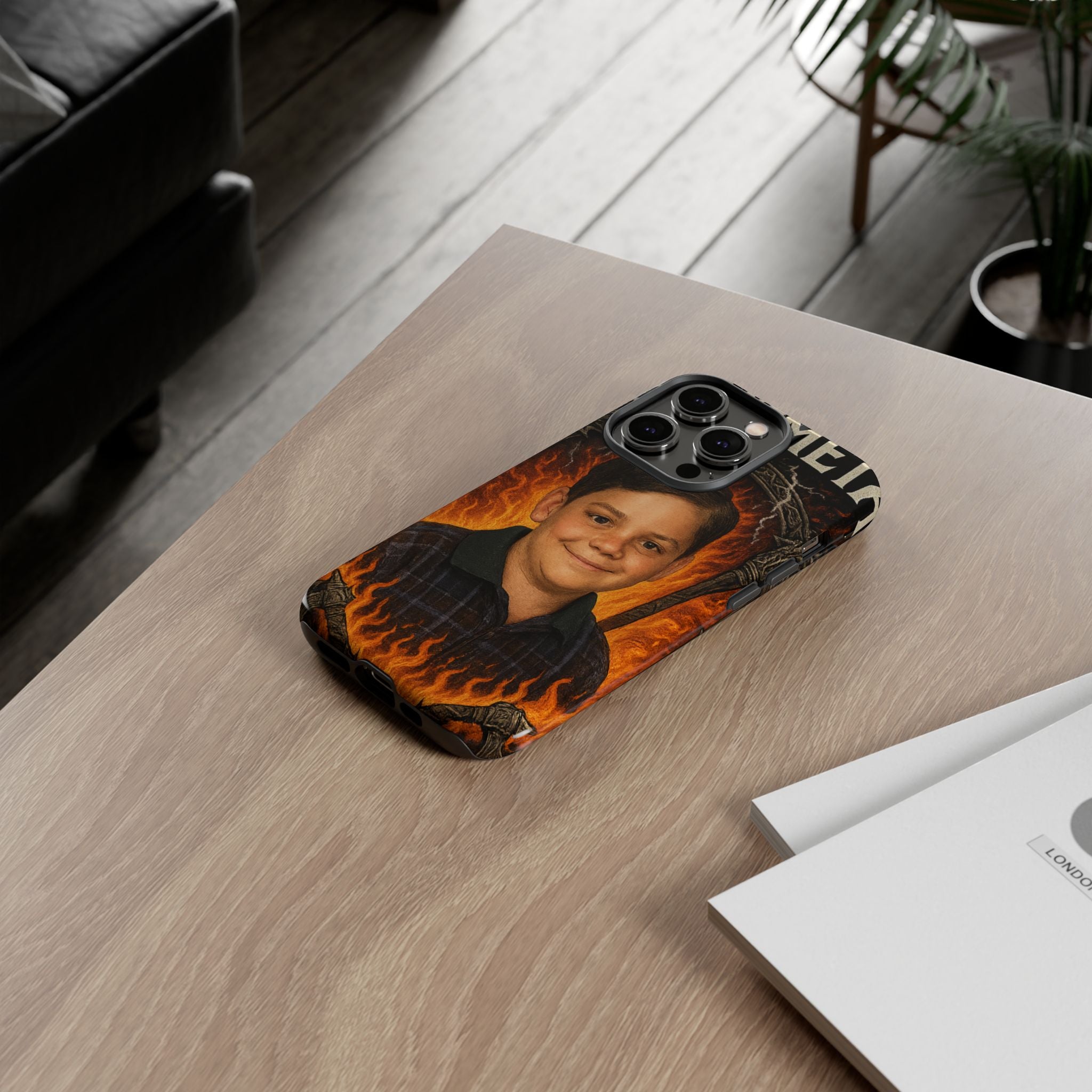Metalhead Phone Case, Tough Cases for Music Lovers, Personalize with Unique Art, Gift for Metal Fans, Rock Lover's Accessory