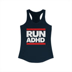 RUN ADHD Graphic Tank top — Funny ADHD Awareness Shirt
