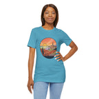 Sunset Tuscan Landscape T-Shirt — Vintage Italian Countryside Graphic Tee