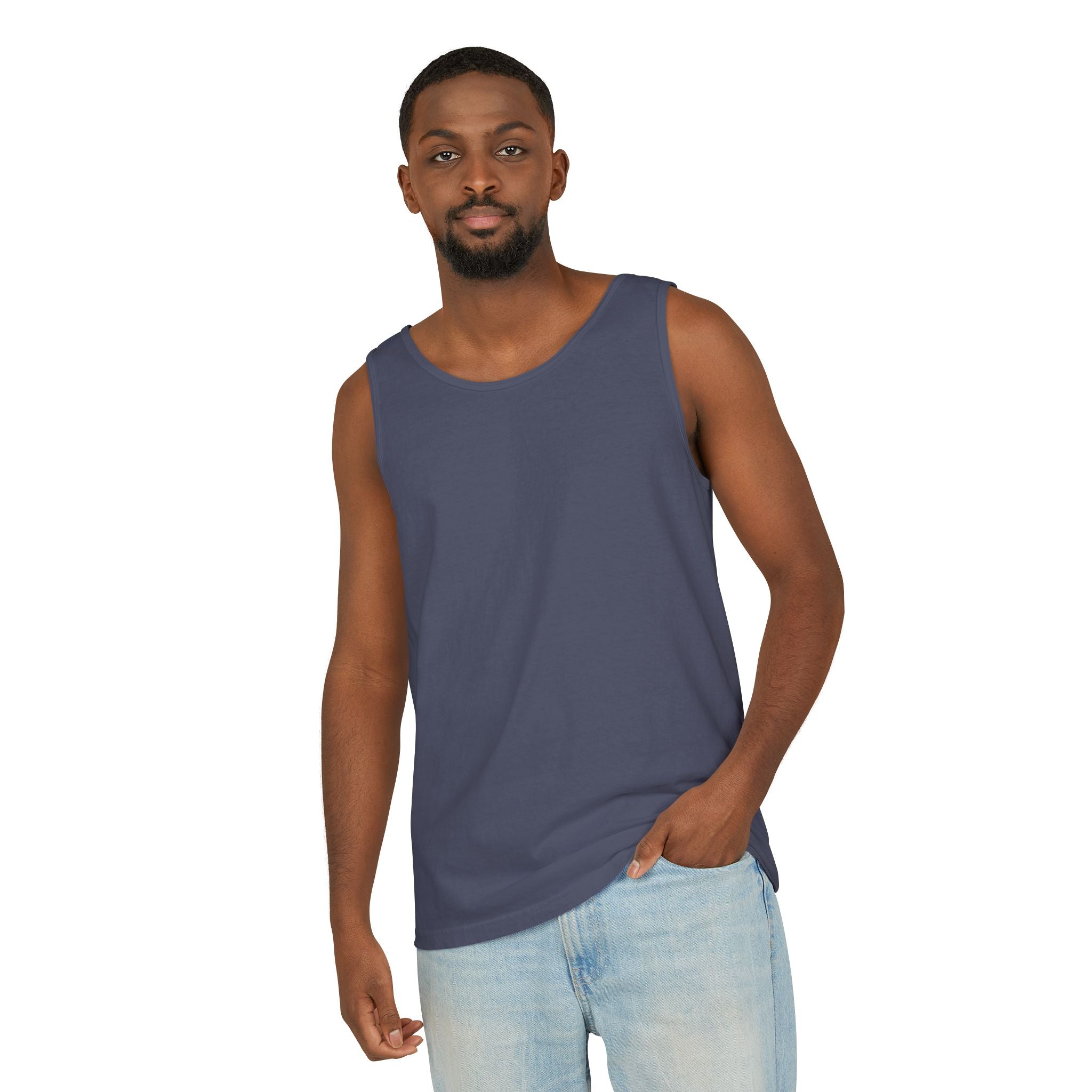 Summer Vibes Unisex Tank Top - Retro Sun Graphic