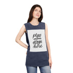 Custom Stonewash Muscle Tank — Vintage Wash Sleeveless Top
