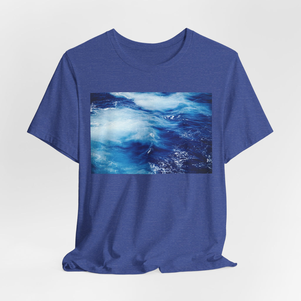 Ocean Waves  Tee — Blue Water Photography T-Shirt