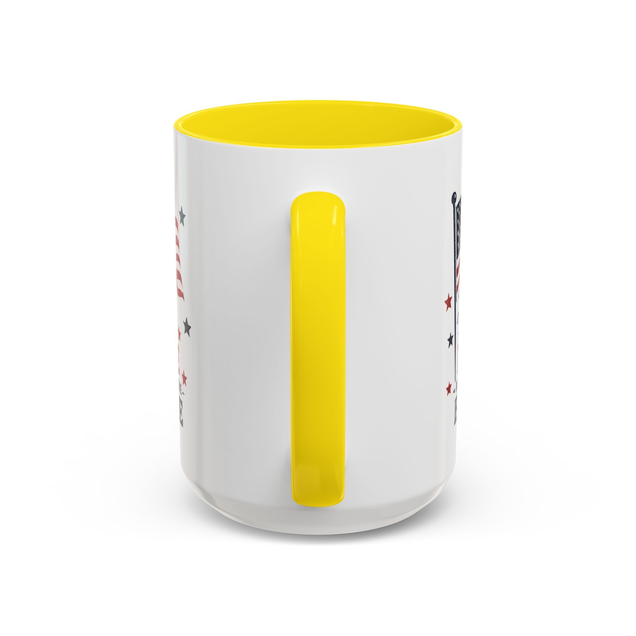 Patriotic Coffee Mug — "Land of the Free Because of the Brave" Accent Mug