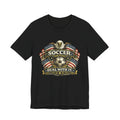 Soccer Deal With It T-Shirt — Patriotic Eagle Soccer Tee for Players & Fans