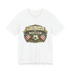 We The People of Soccer T-Shirt — American Flag Vintage Soccer Tee