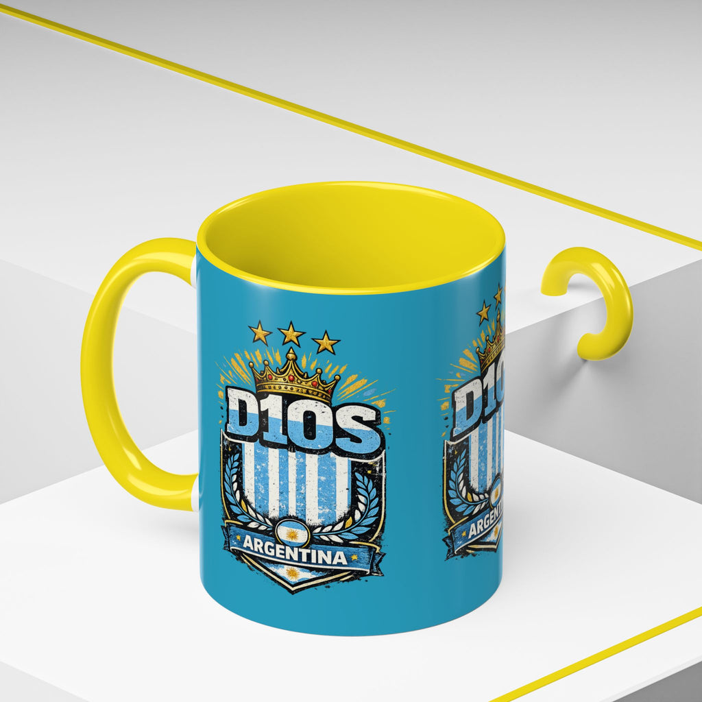 Coffee Mug — Bright Blue Accent Ceramic Mug (11/15oz)