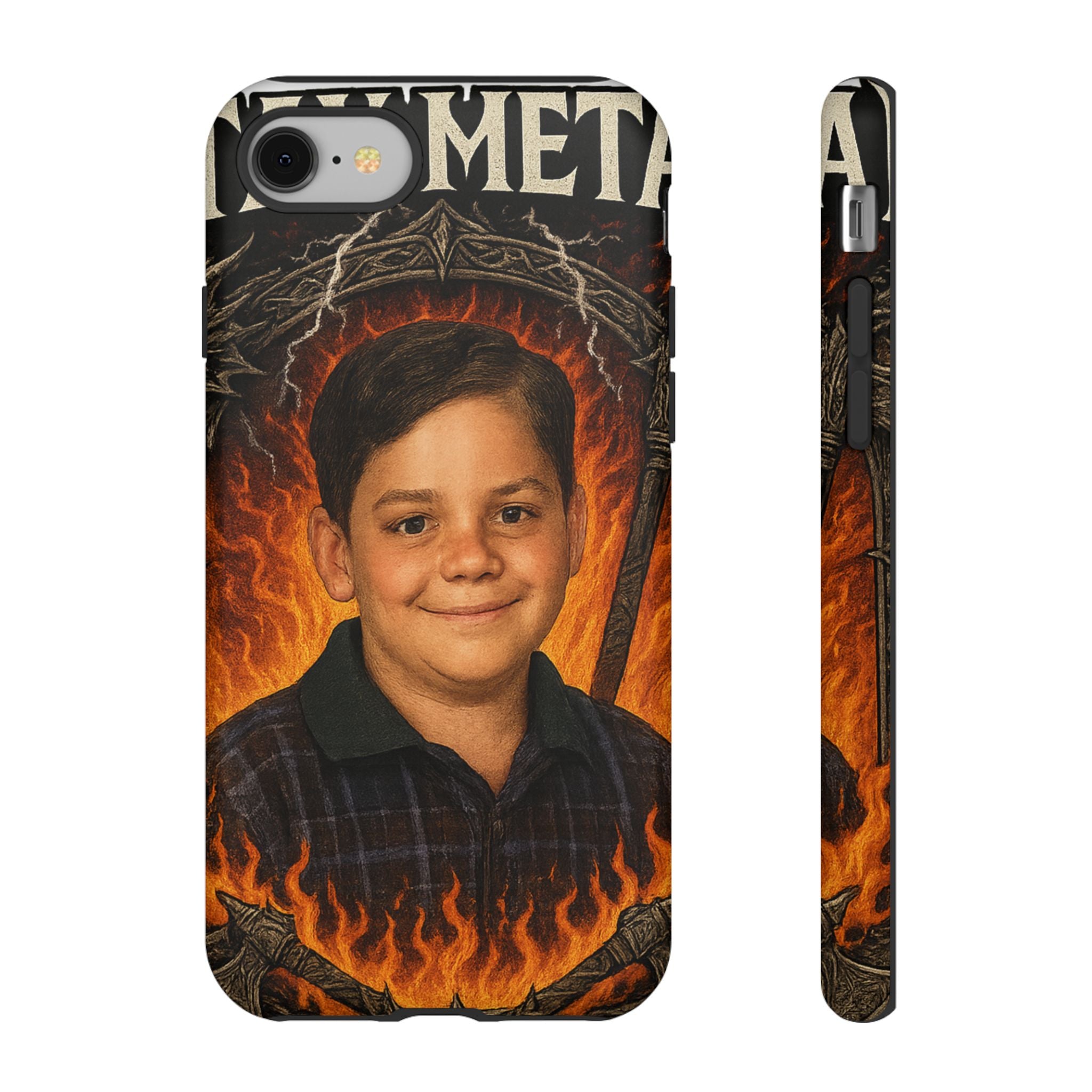 Metalhead Phone Case, Tough Cases for Music Lovers, Personalize with Unique Art, Gift for Metal Fans, Rock Lover's Accessory