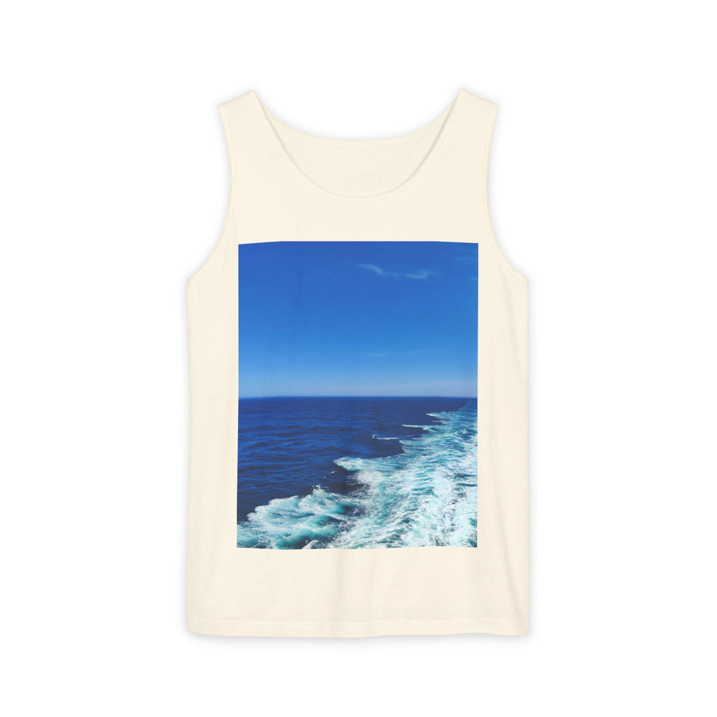Ocean View Photo Tank Top — Coastal Beach Vibes Summer Tee