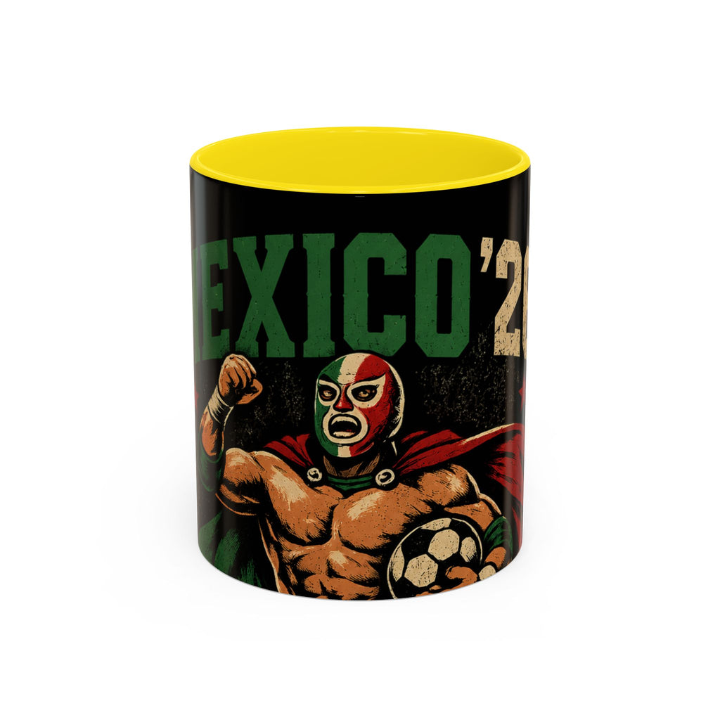 Mexico ’26 Luchador Soccer Coffee Mug