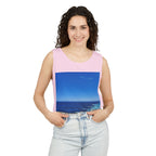 Ocean View Photo Tank Top — Coastal Beach Vibes Summer Tee