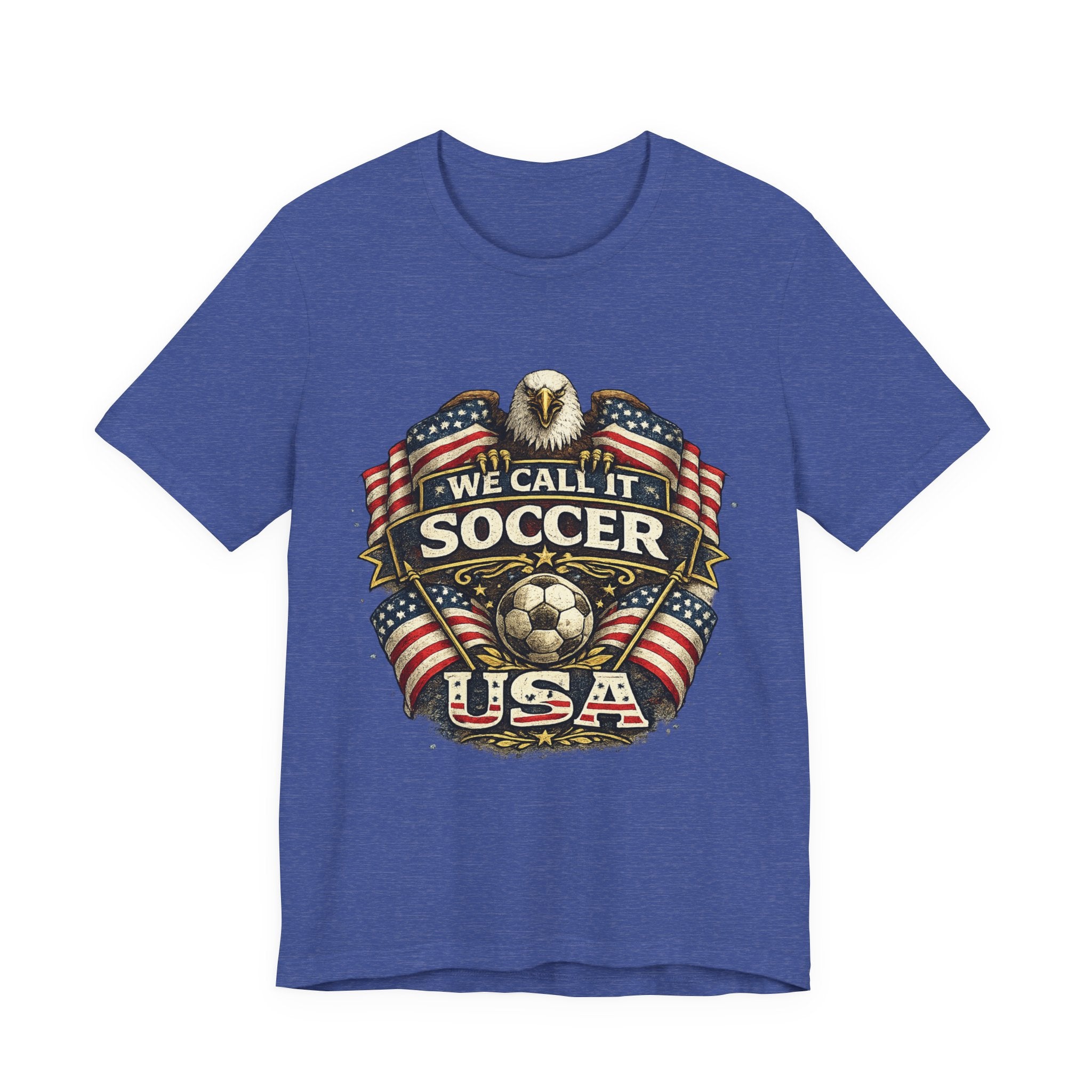 We Call It Soccer USA T-Shirt – Patriotic Eagle Soccer Tee