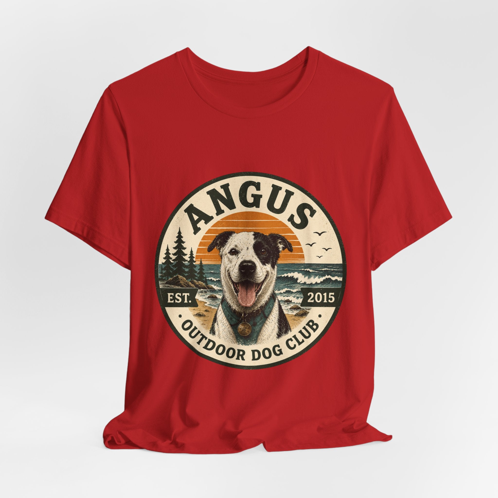 Angus Dog Photo Collage T-Shirt