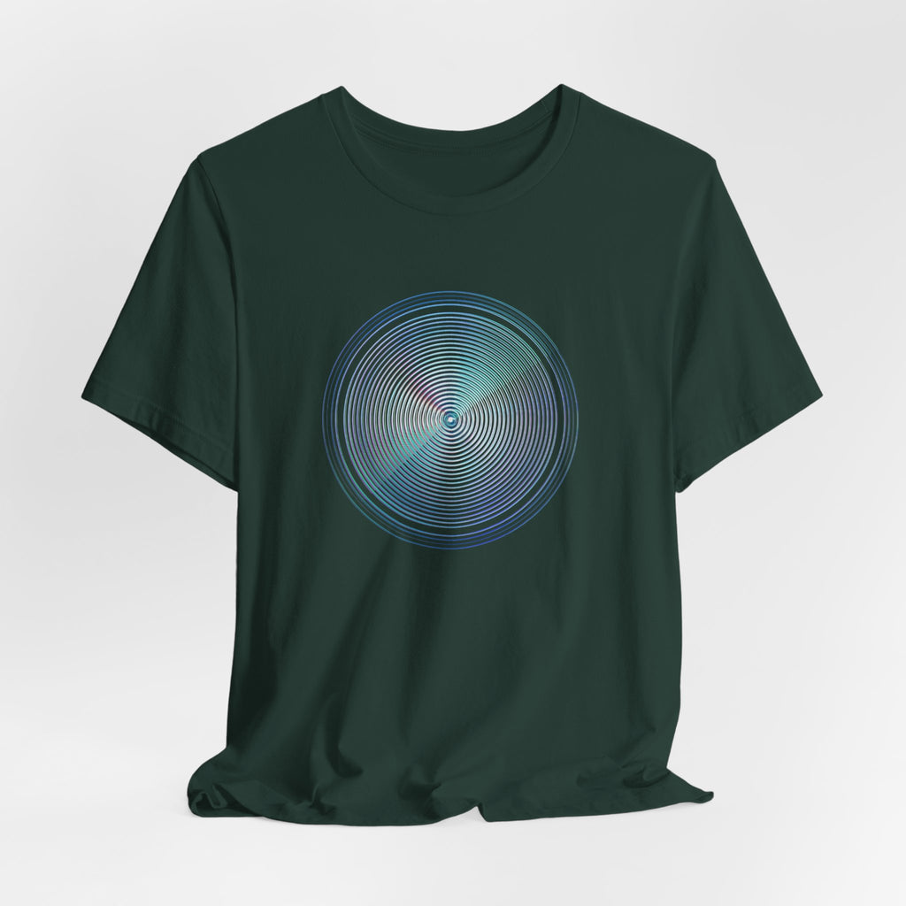 Hypnotic Holo Spiral T‑Shirt