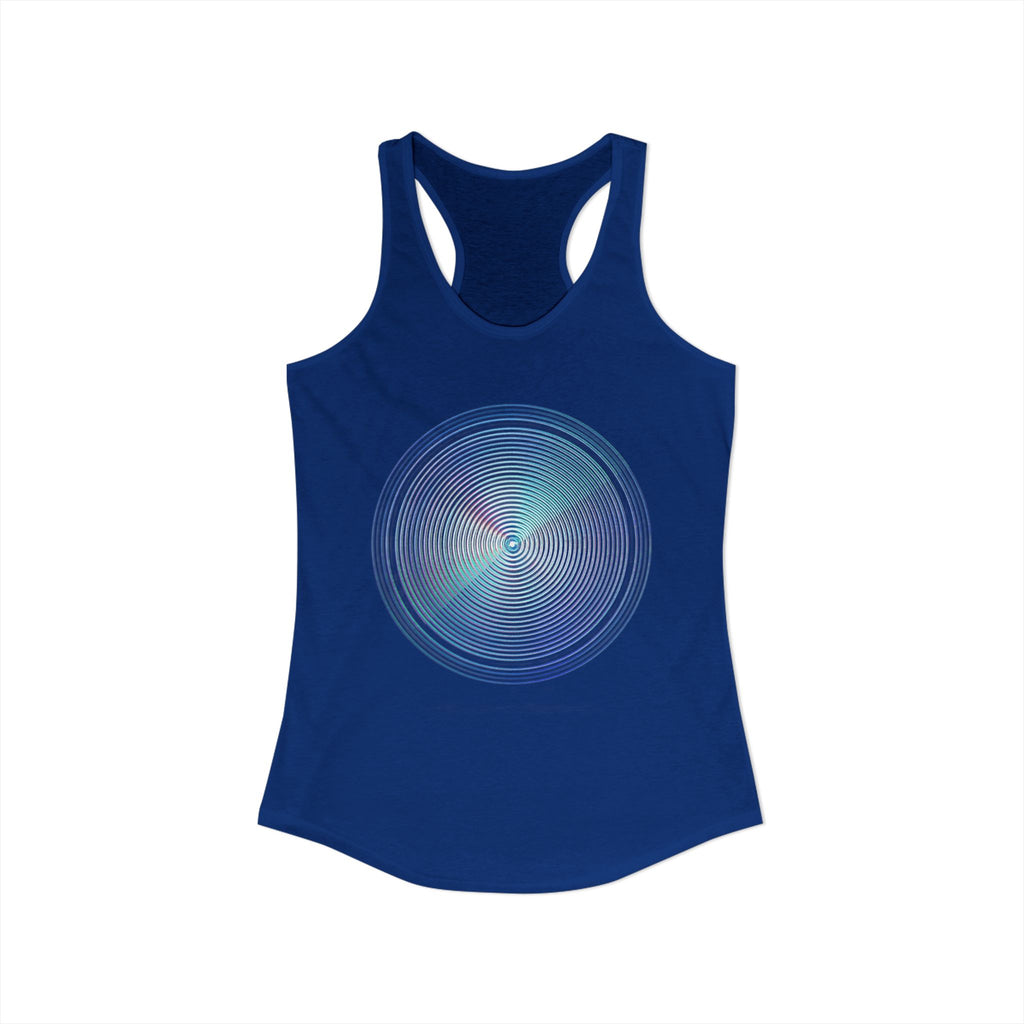 Women's Ideal Racerback Tank - Circle