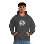 Patriotic Cat Hoodie — "Ready for the Stars" Graphic Pullover