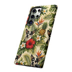 Tropical chihuahua Phone Case — Floral Pineapple Protective Tough Case