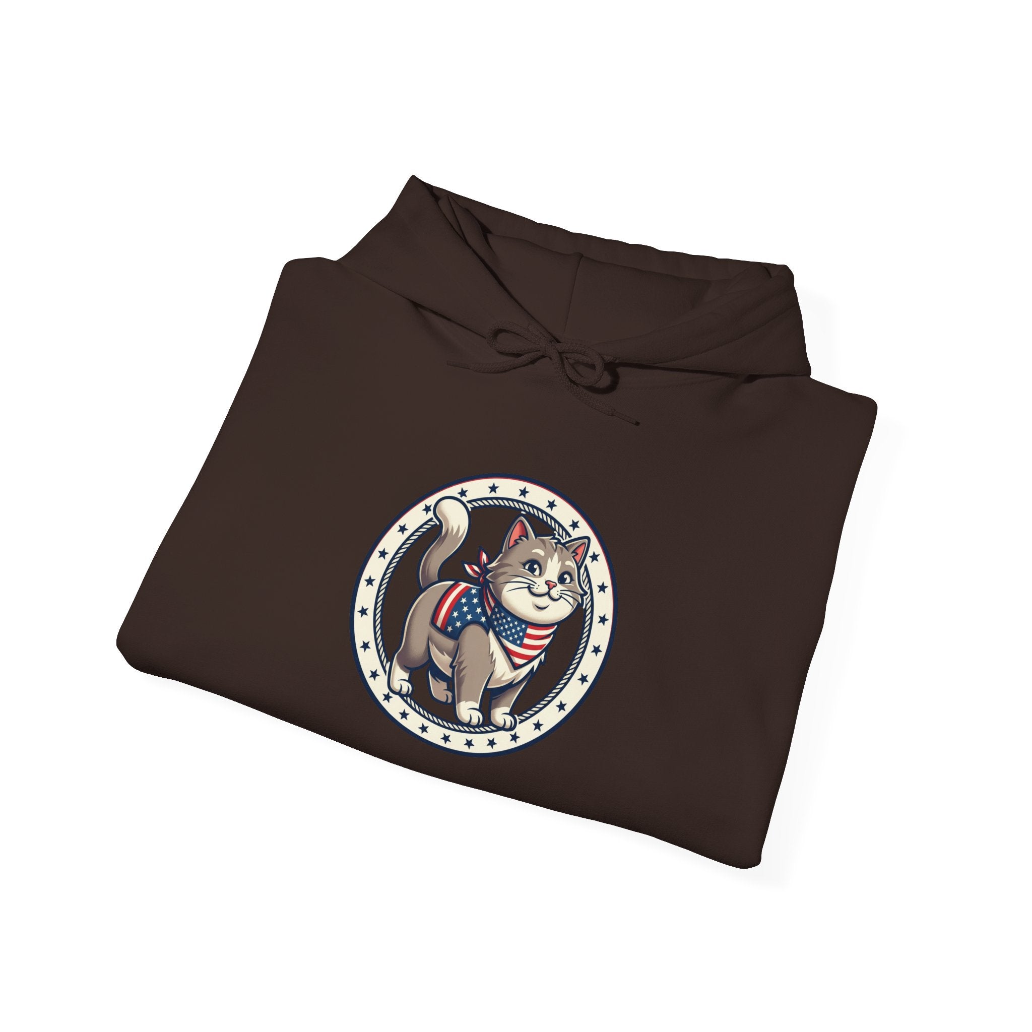 Patriotic Cat Hoodie
