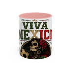 Viva Mexico Accent Coffee Mug — Day of the Dead Skeleton Design (11/15oz)