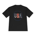 USA Patriotic Tee — Retro Stars & Stripes Moisture-Wicking Shirt
