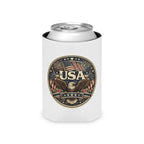 USA Eagle Can Cooler - Patriotic American Flag Beer Holder for 4th of July
