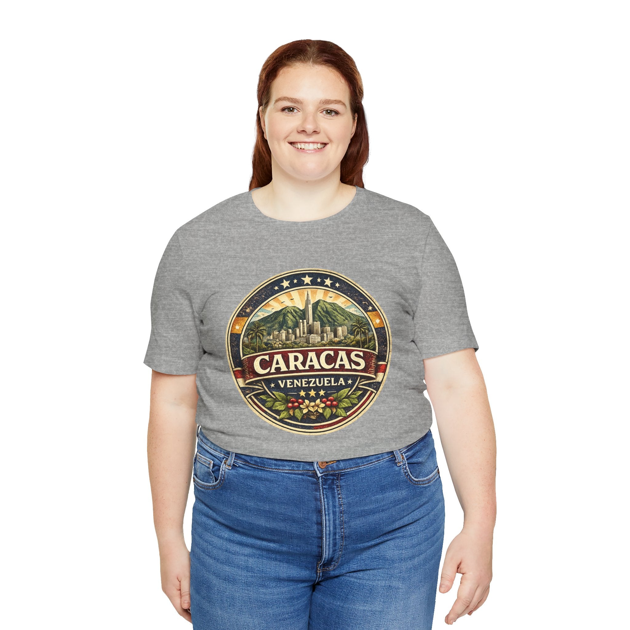 Caracas Venezuela Vintage Travel Tee — Retro City Badge T-Shirt