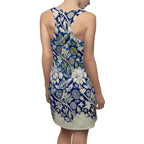 Floral Blue –Style Racerback Dress