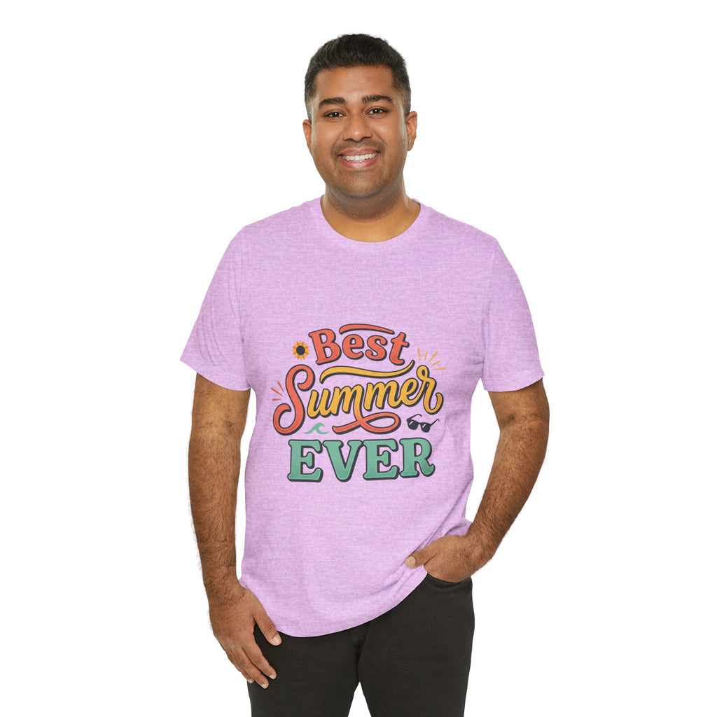 Best Summer Ever T-Shirt — Retro Colorful Vacation Tee