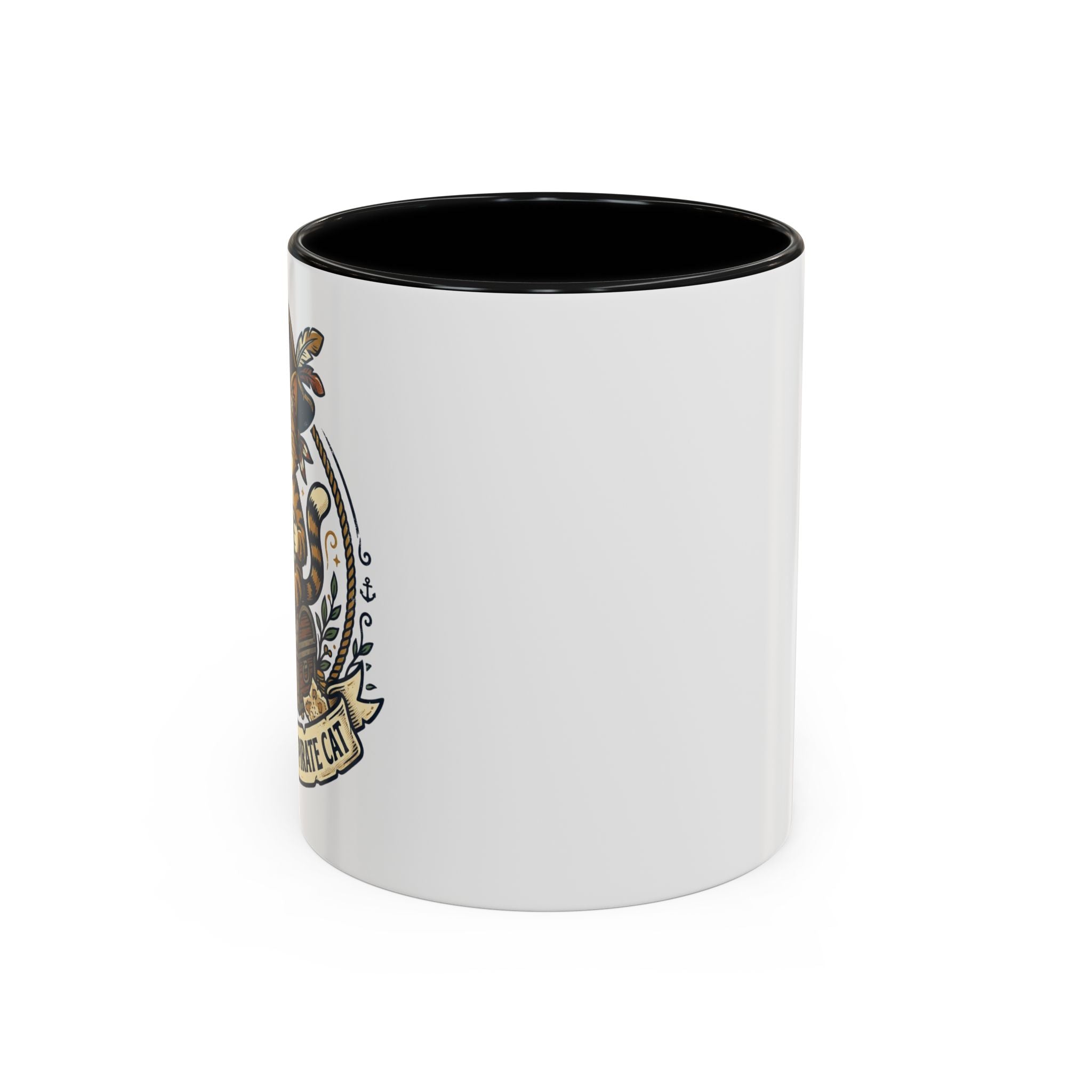 Vintage Sailor Anchor Coffee Mug — Nautical Tattoo Accent Mug (11/15oz)