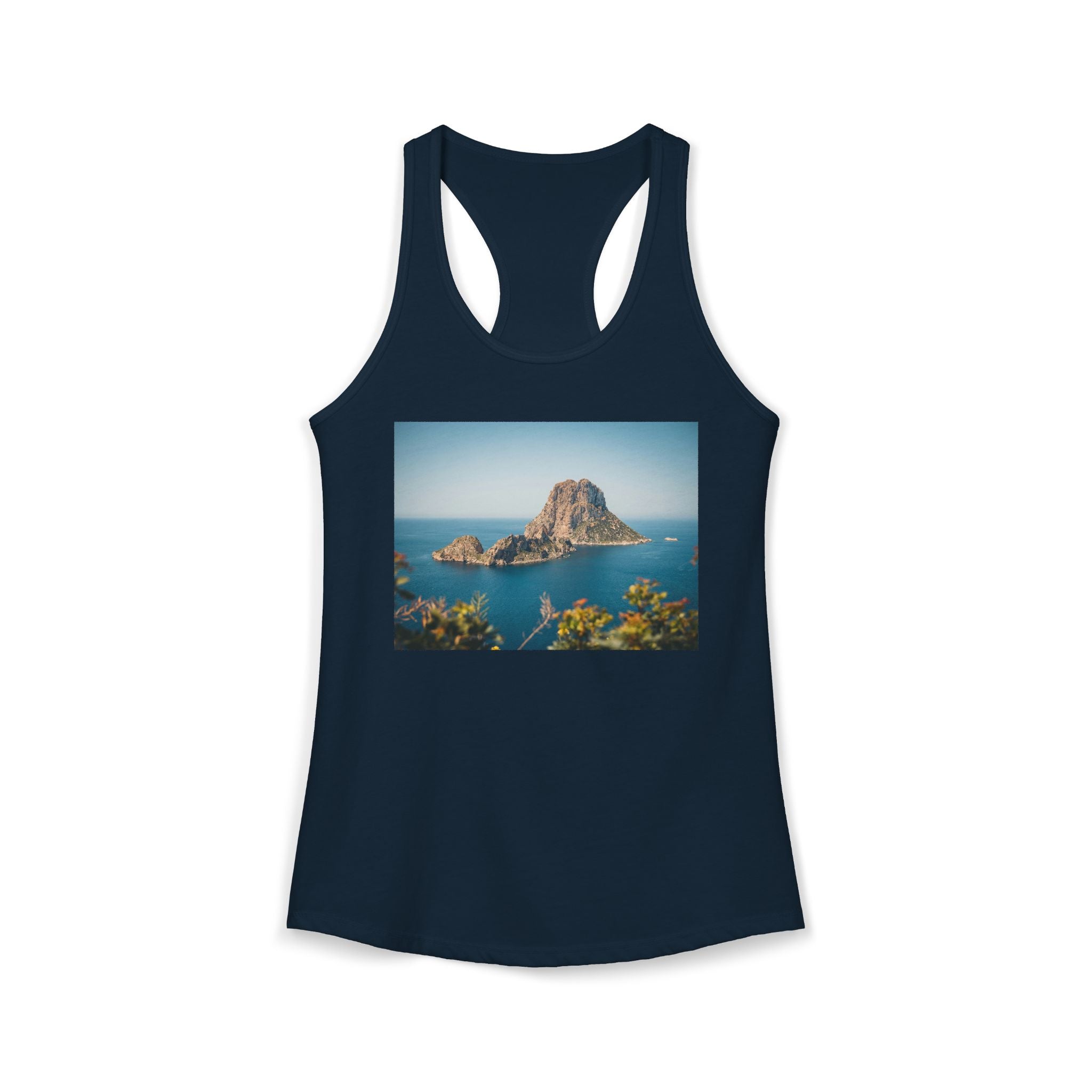 Women's Racerback Tank - Es Vedrà, Spain View